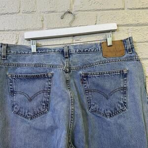 Vintage Levis 550 Jeans Men 38x30 Relaxed Fit 90s Stone Wash Made In USA‎